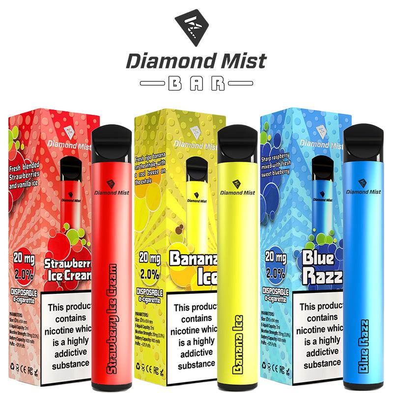 How Many puffs do you get in a Diamond Mist Bar